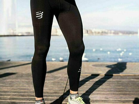 Pantalones/leggings para correr Compressport Run Under Control Full Tights Black T1 Pantalones/leggings para correr - 5