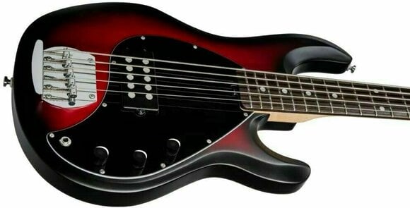 5-strunná baskytara Sterling by MusicMan S.U.B. RAY5 Red Ruby Burst Satin - 4
