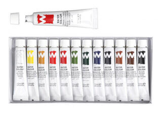 Culoare acuarelă Madrid Papel PP171 Set de vopsele acuarela 12 x 12 ml - 1