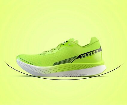 Pantofi de alergare pe șosea Scott Speed Carbon RC Shoe Yellow/White 45 Pantofi de alergare pe șosea - 6