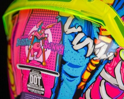 Casca ICON Airframe Pro Beastie Bunny™ Pink M Casca - 8
