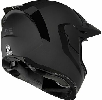 Helmet ICON Airflite Moto™ Rubatone Black XL Helmet - 3