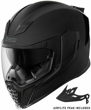 Casco ICON Airflite Moto™ Rubatone Black XL Casco - 4