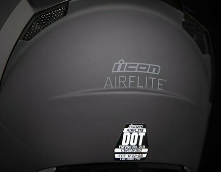 Casco ICON Airflite Moto™ Rubatone Black XL Casco - 6