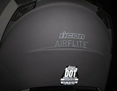 Каска ICON Airflite Moto™ Rubatone Black S Каска - 6