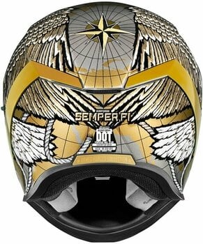Helm ICON Airform Semper Fi™ Gold S Helm - 4