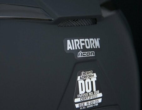 Casca ICON Airform Rubatone™ Black XS Casca - 7