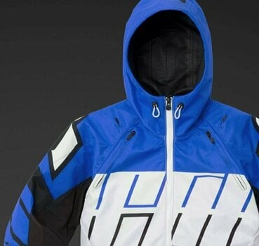 Текстилно яке ICON Airform Retro™ Jacket Blue M Текстилно яке - 12