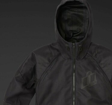 Textilní bunda ICON Airform™ Jacket Black 2XL Textilní bunda - 12