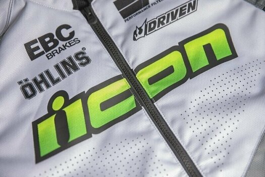 Geacă textilă ICON Hooligan Ultrabolt™ Jacket Hi-Viz M Geacă textilă - 6