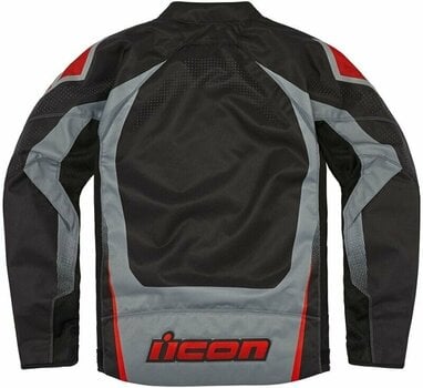 Textiele jas ICON Hooligan Ultrabolt™ Jacket Black S Textiele jas - 2