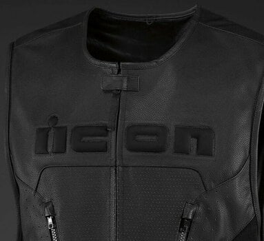Motorcycle Vest ICON Regulator D30™ Vest Black 2XL-3XL Motorcycle Vest - 9