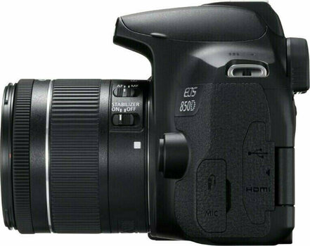 DSLR kamere Canon EOS 850D EF-S18-55mm f/4-5.6 IS STM Crna DSLR kamere - 3