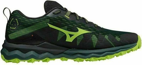 Trail running shoes Mizuno Wave Daichi 6 Green Gables/Lime Green/Obsidian 44 Trail running shoes - 2