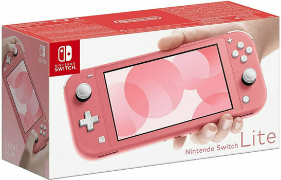 Konsola do gier Nintendo Switch Lite + ACNH + NSO 3month Coral - 2