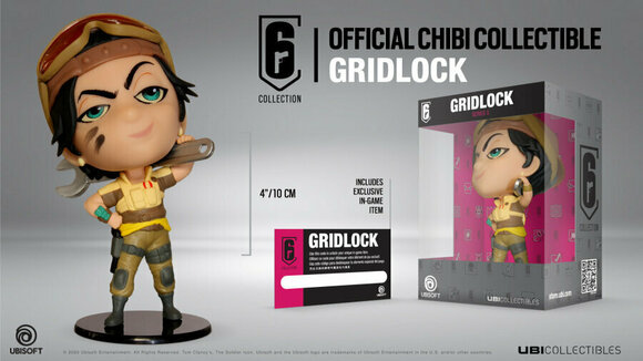 Figura coleccionable Ubisoft Rainbow Six Siege Chibi Figurine - Gridlock Figura coleccionable - 4
