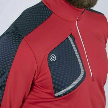 Sacou Galvin Green Dwight 1/2 Zip Red L Sacou - 5