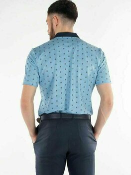 Tricou polo Galvin Green Monty Blue Bell/Navy XL Tricou polo - 4