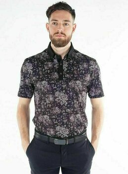 Tricou polo Galvin Green Maddox Ventil8+ Black/Sharkskin M Tricou polo - 3