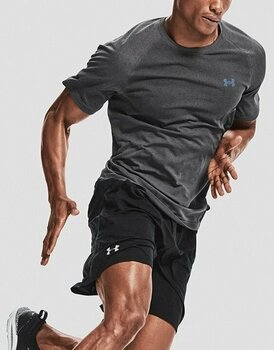 Laufshorts Under Armour UA Launch SW 7'' 2 in 1 Pitch Gray/Black/Reflective S Laufshorts - 7