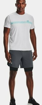 Hardloopshorts Under Armour UA Launch SW 7'' 2 in 1 Pitch Gray/Black/Reflective S Hardloopshorts - 10