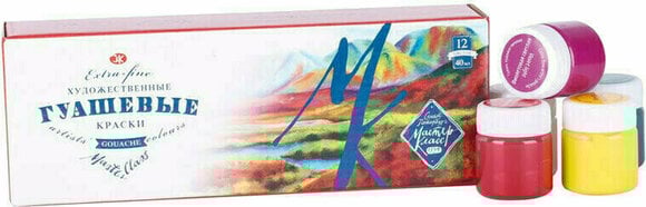 Akriliniai dažai Nevskaya Palitra Gouache Set 12x40 ml Jars - 3