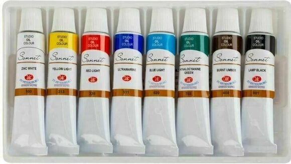 Aceite de colores Nevskaya Palitra Sonnet Set of Oil Paints 8x10 ml - 3