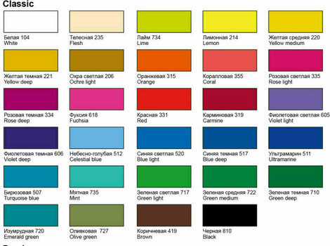 Peinture pour tissu Nevskaya Palitra Decola Fluo Peinture pour tissu Blue Fluorescent 20 ml 1 pc - 3