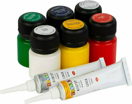 Peinture pour tissu Nevskaya Palitra Decola Un ensemble de couleurs pour les textiles 5x20 ml - 4