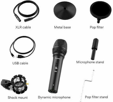 Dynamiska mikrofoner för sång Maono AU-HD300T Dynamiska mikrofoner för sång - 2