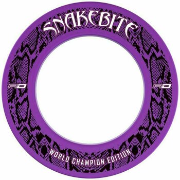 Darttillbehör Red Dragon Snakebite World Champion 2020 Dartboard Surround - Purple Darttillbehör - 2
