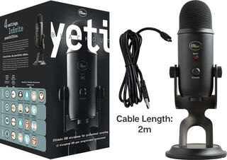 USB mikrofon Blue Microphones Yeti Blackout USB mikrofon - 6