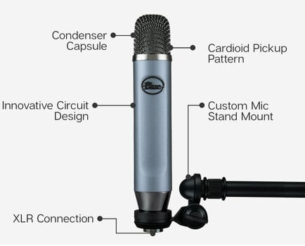 Mikrofoner för podcast Blue Microphones Ember - 4