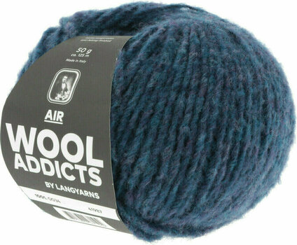 Fios para tricotar Lang Yarns Air 0034 Denim - 2