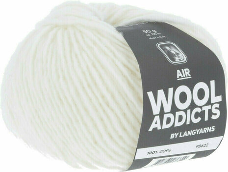 Fil à tricoter Lang Yarns Air 0094 White - 3