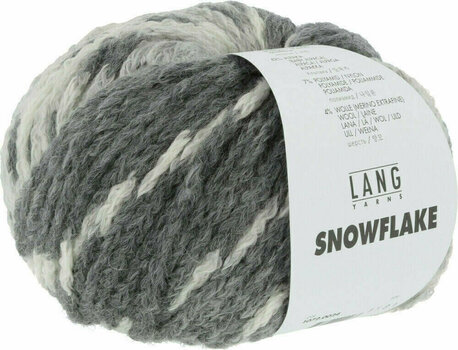Pletacia priadza Lang Yarns Snowflake 0024 Grey Pletacia priadza - 3