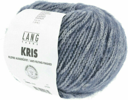 Fil à tricoter Lang Yarns Kris 0008 Ciel/Blue Fil à tricoter - 2