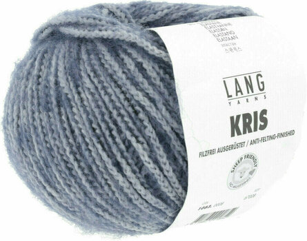Fil à tricoter Lang Yarns Kris 0008 Ciel/Blue Fil à tricoter - 3