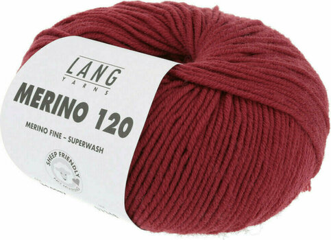 Νήμα Πλεξίματος Lang Yarns Merino 120 0087 Chianti Νήμα Πλεξίματος - 2