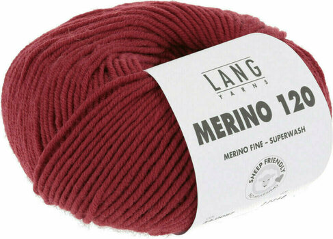 Νήμα Πλεξίματος Lang Yarns Merino 120 0087 Chianti Νήμα Πλεξίματος - 3