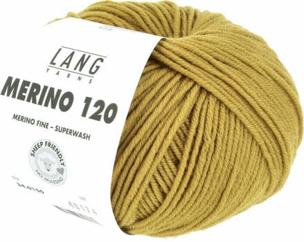Strickgarn Lang Yarns Merino 120 0150 Brass Strickgarn - 2