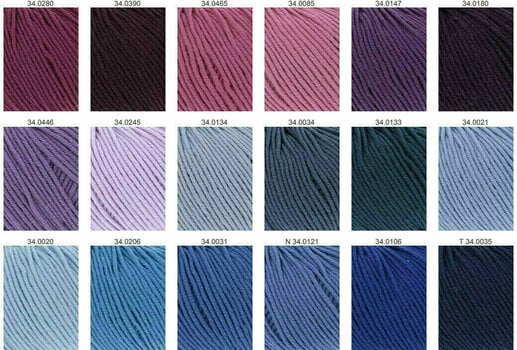 Pletilna preja Lang Yarns Merino 120 0209 Pink Powder Pletilna preja - 10