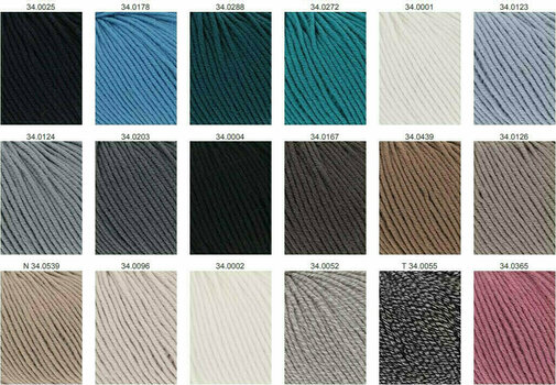 Fios para tricotar Lang Yarns Merino 120 0223 Light Gray Fios para tricotar - 11