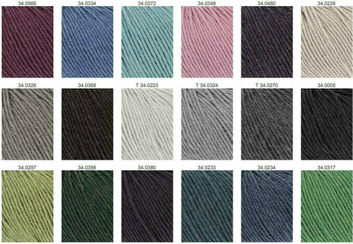 Плетива прежда Lang Yarns Merino 120 0324 Gray Melange Плетива прежда - 12
