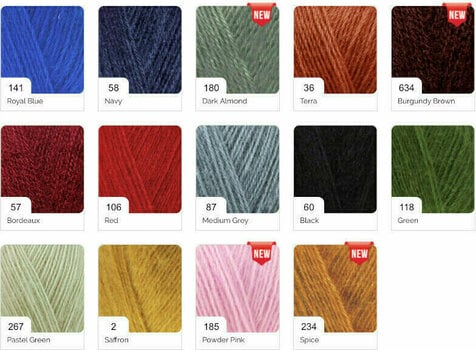 Knitting Yarn Alize Angora Gold 0055 - 6