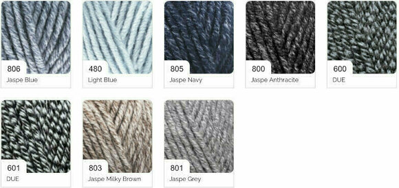 Fios para tricotar Alize Superlana Maxi 801 - 6