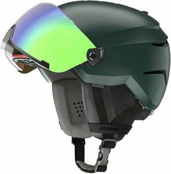 Ski Helmet Atomic Savor Visor Stereo Dark Green S (51-55 cm) Ski Helmet - 2