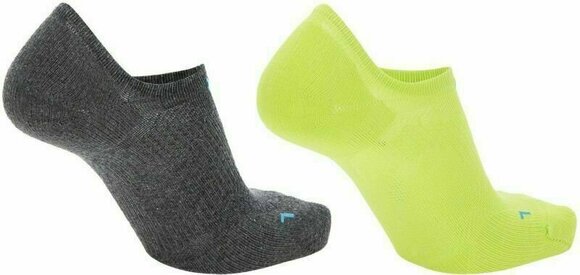 Fitness Socks UYN Sneaker 4.0 Anthracite Mel/Lime 35-36 Fitness Socks - 2