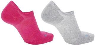 Fitness nogavice UYN Sneaker 4.0 2-Pairs Light Grey Mel/Pink 35-36 Fitness nogavice - 1