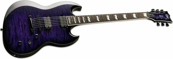 Elektrische gitaar ESP LTD VIPER-1000 See Thru Purple Sunburst - 3